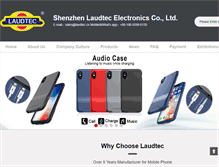 Tablet Screenshot of laudtec.com